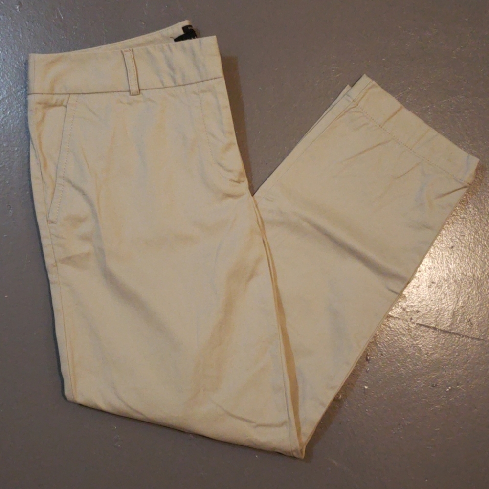 Talbots signature tan pants